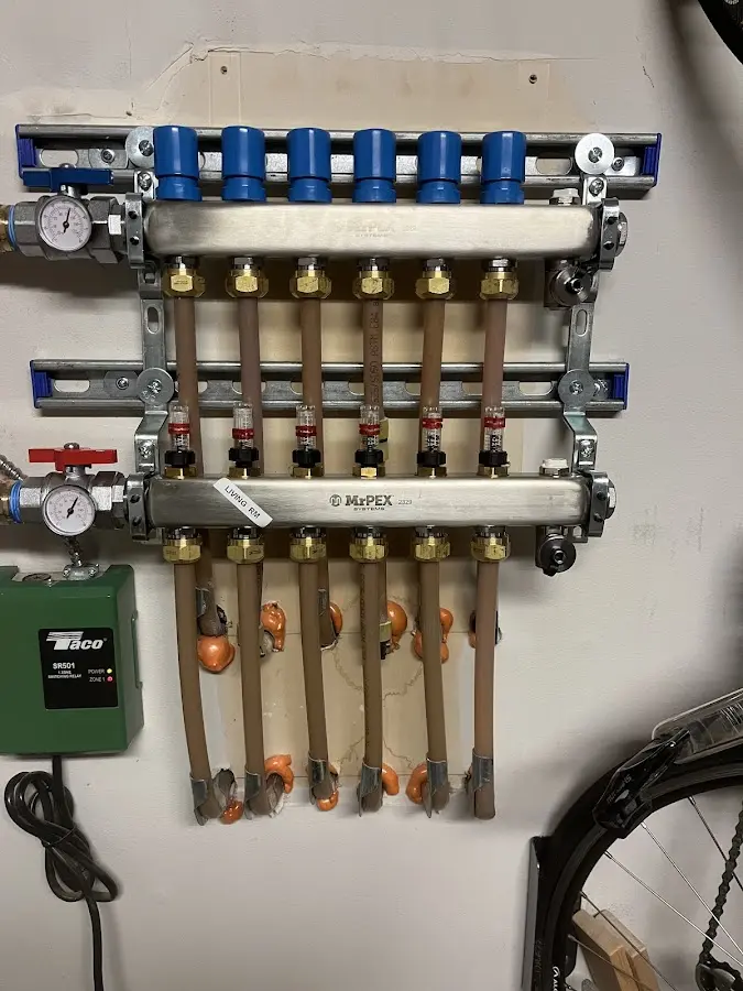 Plumber performing Leak Detection at a residential property in Lindenwold